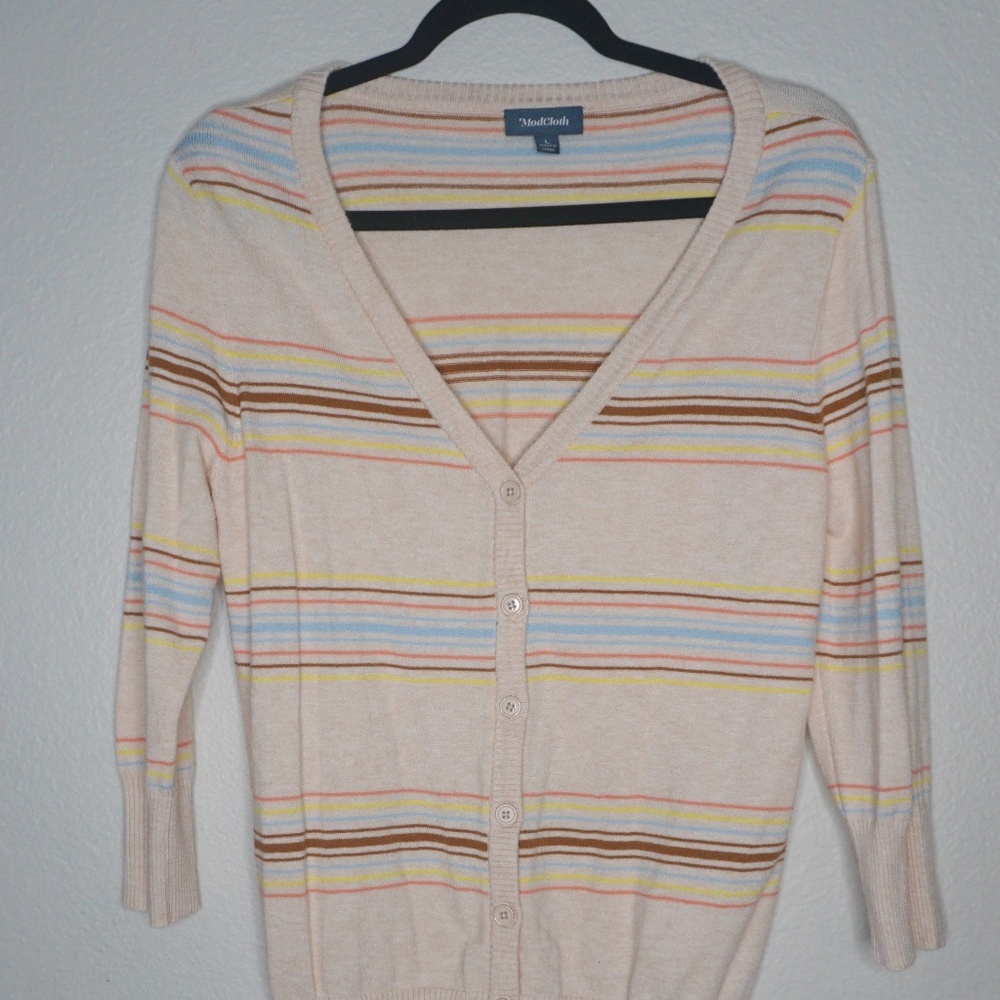ModCloth Grandpa Cardigan Sweater - Size Large